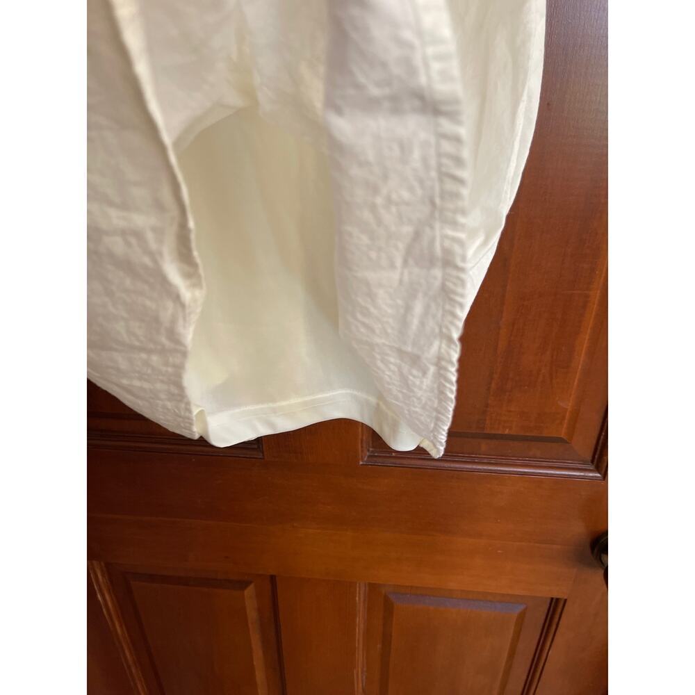 WILDFOC RUFFLE SKATER DRESS CREAM SIZE SMALL - Picture 3 of 4